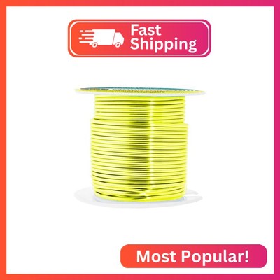 Mandala Crafts 14 Gauge Anodized Aluminum Craft Wire for Jewelry Making - 60 FT 