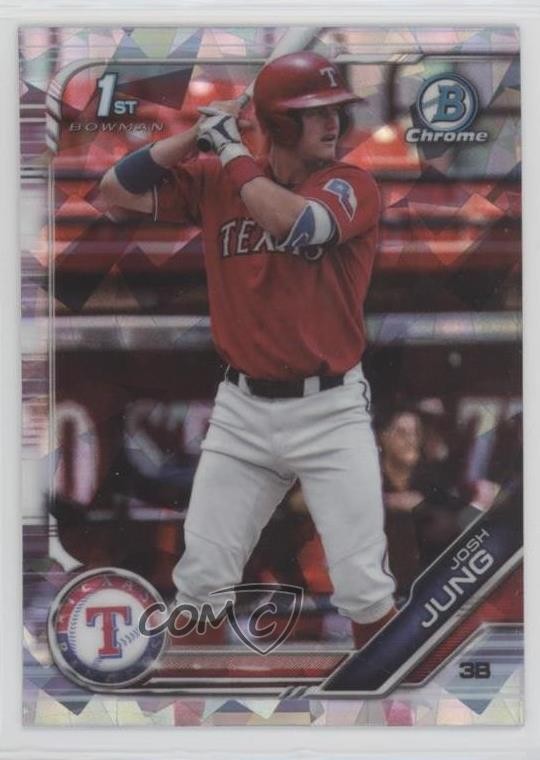2019 Bowman Chrome Draft Sapphire Edition Josh Jung #BDC-7 06l3