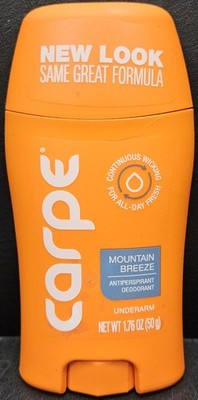 Carpe 100HR Clinical Strength Deodorant - (1.76 fl oz - Mountain Breeze)
