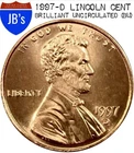 1997-D Lincoln Memorial Cent — photo from another recent sale