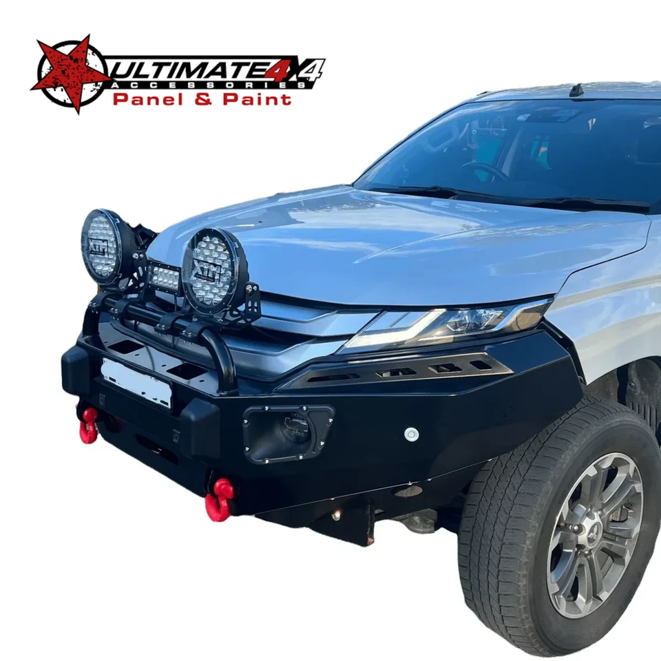Mitsubishi Triton 2019–2020 U Loop Bull Bar & Skid Plate Front Guard Set - image 4 of 4
