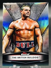 2021 Topps Finest WWE #SS-10 The British Bulldog Sole Survivors Refractor Insert