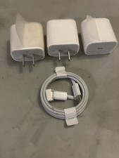 BN Lot 3 Genuine Apple 20W USB-C Power Adapter A2305 iPhone Charger  1 Cable