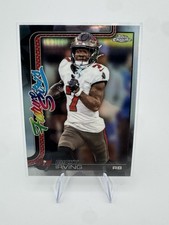 Bucky Irving 2025 Topps Chrome Future Stars Refractor Silver Rookies #FS11 Bucs