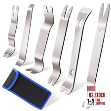 6pcs Metal Trim Removal Tool, Auto Pry Tool Kit Trim Removal Tool Set for 