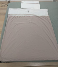 IKEA CHARMTROLL CRIB DUVET COVER PILLOWCASE GREY GREY ELEPHANT SET BABY TODDLER