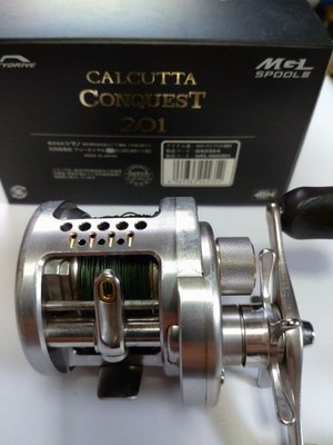 Shimano Calcutta Conquest 201DC Spinning Reel MGL Aluminum Silver