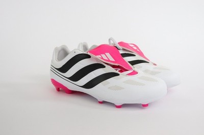 Adidas Predator Precision.3 FG Soccer Cleats Shoes White Pink ID6792 Youth Sze 6