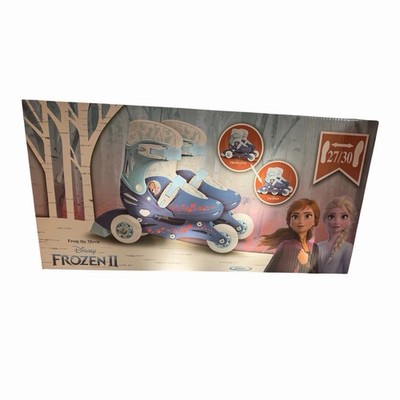 Disney Frozen 2 Inline Skates Triskates 2in1 Größe 27-30 Eiskönigin Blau