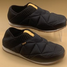 Teva ReEmber Moc Women's Slip-on Shoes in Black Quilted - Size US 6