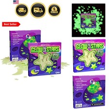 200 Pcs Glow in the Dark Stars with Moon - Luminous 3D Wall Stickers Night Li...