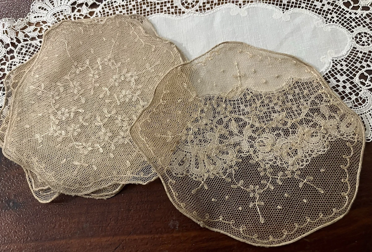 Öffenオッフェンpointed-DOILY / WHITE 38/24㎝ Lace Collectible 1920-1949 Time Period Manufactured Doilies for