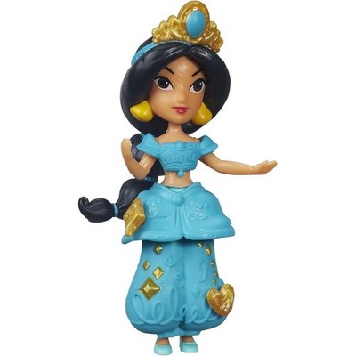 Disney Little Kingdom Jasmin Puppe   8 cm | Kreativer Spielspaß mit Snap-ins