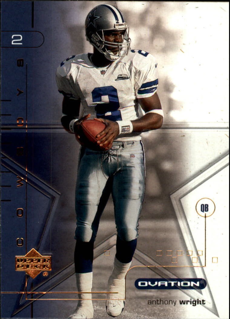 2001 Upper Deck Ovation #27 Anthony Wright - FB