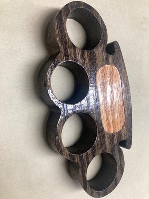 Wooden Knuckles Beer Soda Bottle Opener Breweriana Theme Collectible Bar Tool