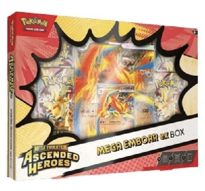 Pokémon Ascended Heroes EX Box: Mega Emboar (ENG) -  IN STOCK 
