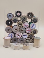 28 Wooden Vintage Thread Spools/Clarks/Star/J P/Fast Color/Richardson/Corticelli