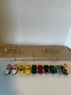 VINTAGE ORIG LOT OF 10 AURORA THUNDER JET 2 DUNE BUGGYS MUSTANG CORVETTE ECT.