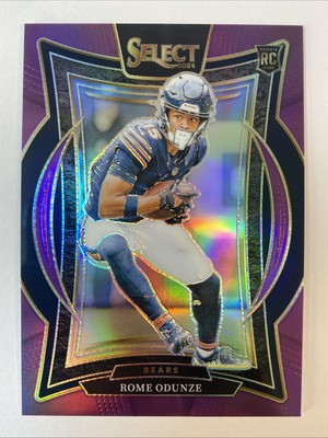 ROME ODUNZE 2024 Panini Select Rookie PURPLE Prizm /75 *bt | eBay