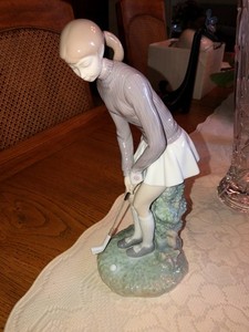 Lladró Lady Golfer | eBay