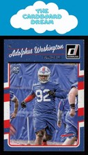 Adolphus Washington 2016 Donruss #302 RC Rookie Buffalo Bills
