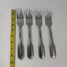 ONEIDA WALSTON Set Of 4 Forks Stainless Steel Flatware