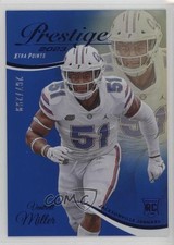 2023 Panini Prestige Rookies Xtra Points Premium Blue /299 Ventrell Miller 17j1