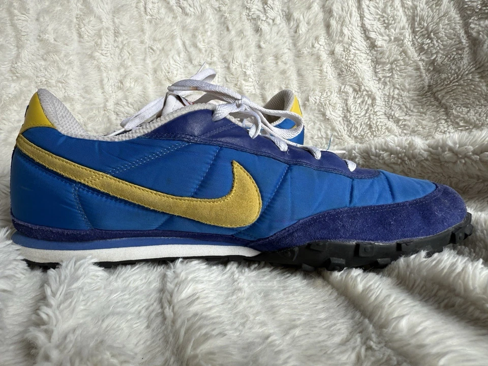 Nike Waffle Racer 2 Blue Saphire Topaz Sneakers Vintage Style 303918-431 12 - Image 4 of 4