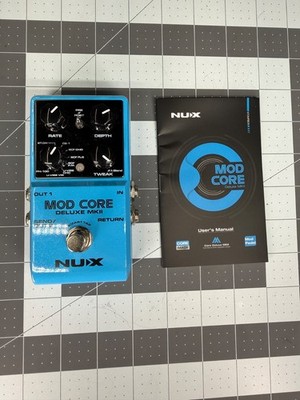 NUX Mod Core Deluxe MKII Modulation Pedal Used Mint Condition No Box