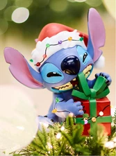 Disney Lilo & Stitch Gift Stitch Light-Up Tree Topper — BoxLunch Exclusive New