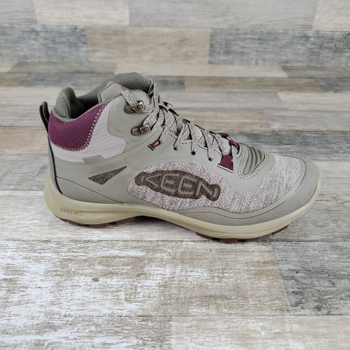 Keen Terradora Flex Womens Hiking Shoes Sz 9.5 Plaza Taupe Lace Up Waterproof