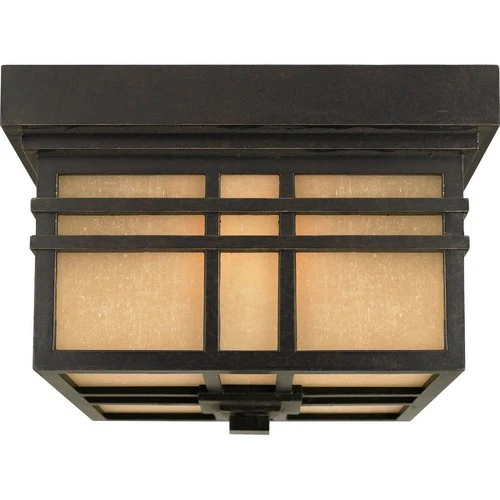 Hillcrest - 2 Light Flush Mount - 7 Inches high Outdoor Lantern Quoizel Lighting - Picture 1 of 2