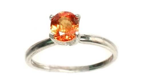 Cheap mail order shopping Orange Sapphire Sale special price Ring 1¼ct Antique 19thC Persian Islamic Medieval