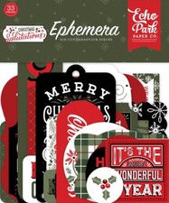 Echo Park - Salutations Christmas - Ephemera 33/pk Die Cuts Pieces