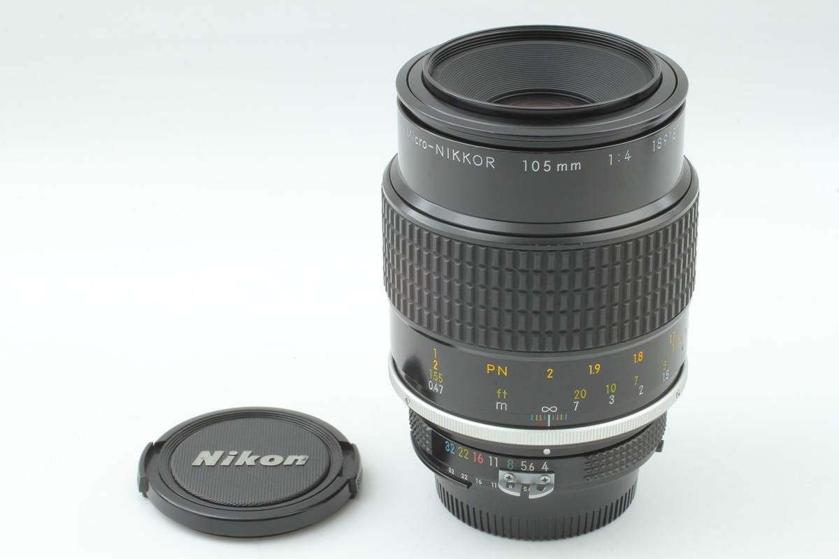Nikon Micro-NIKKOR 105mm F4 ニコンF MF NIKON Ai Micro NIKKOR 105mm