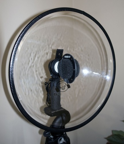 MICROFONO PARABOLICO - PARABOLIC MICROPHONE Plug In Power /XLR 25-35-53cm diam. - Afbeelding 36 van 61