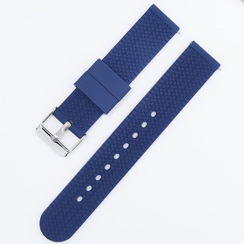 Schnellverschluss Silikon Kautschuk Armband Wasserdicht Uhrenarmband Strap 18 20 22 24 mm - Bild 26 von 47