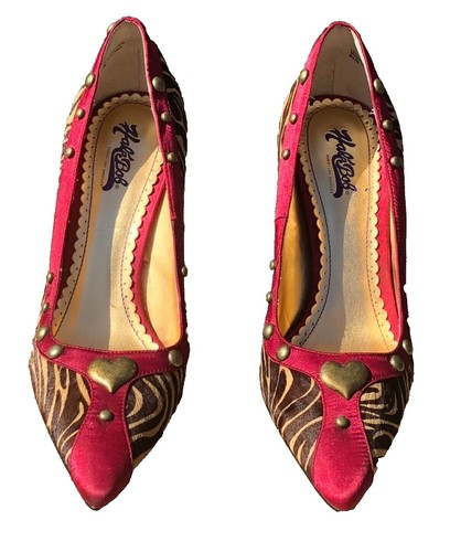 Escarpins à Talons Hauts Hale Bob - Taille 6 US - Doré Avec Pompons (tassel) - Occasion En Excellent état