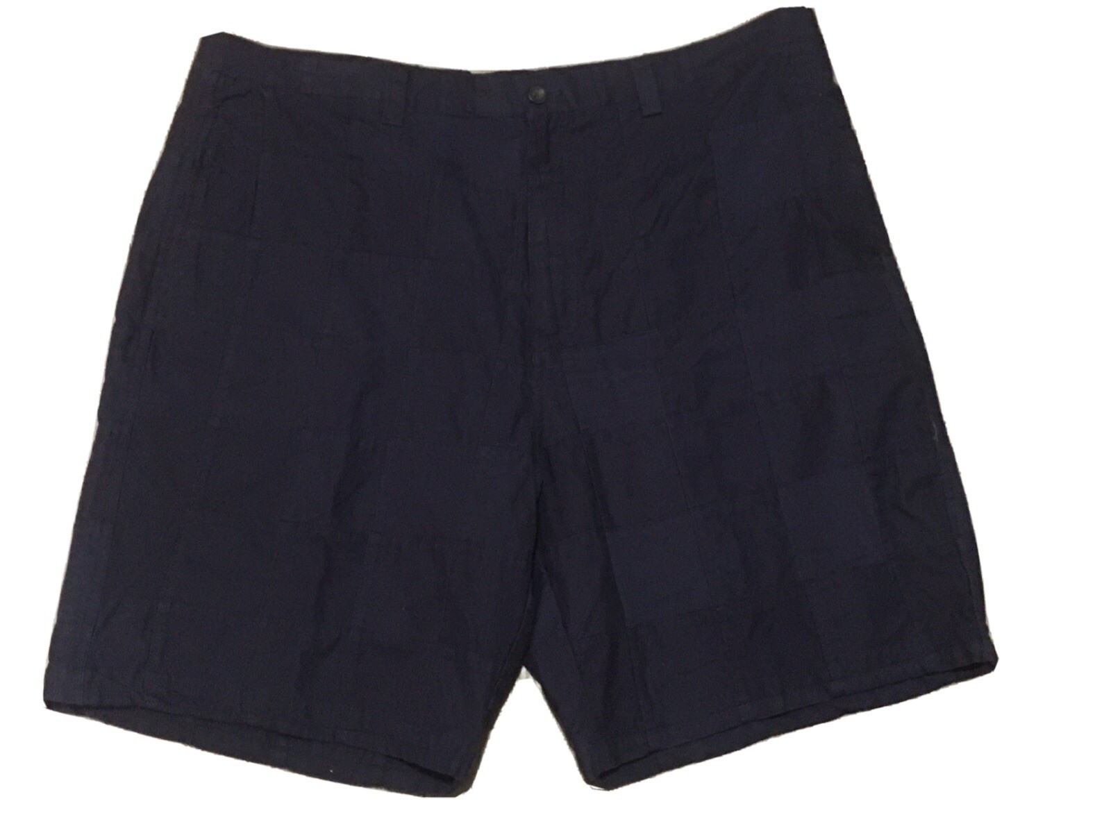 Chaps Geometric Navy Blue Patchwork Golf Shorts M… - image 1
