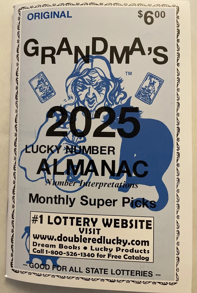2025 Original Grandma's Lucky Number Almanac - Lottery Book - Numerology