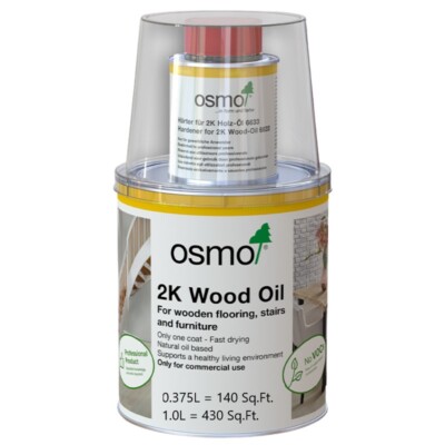 OSMO - Interior - 2K WOOD OIL - One Coat - Oil with Hardener - Matte Finish