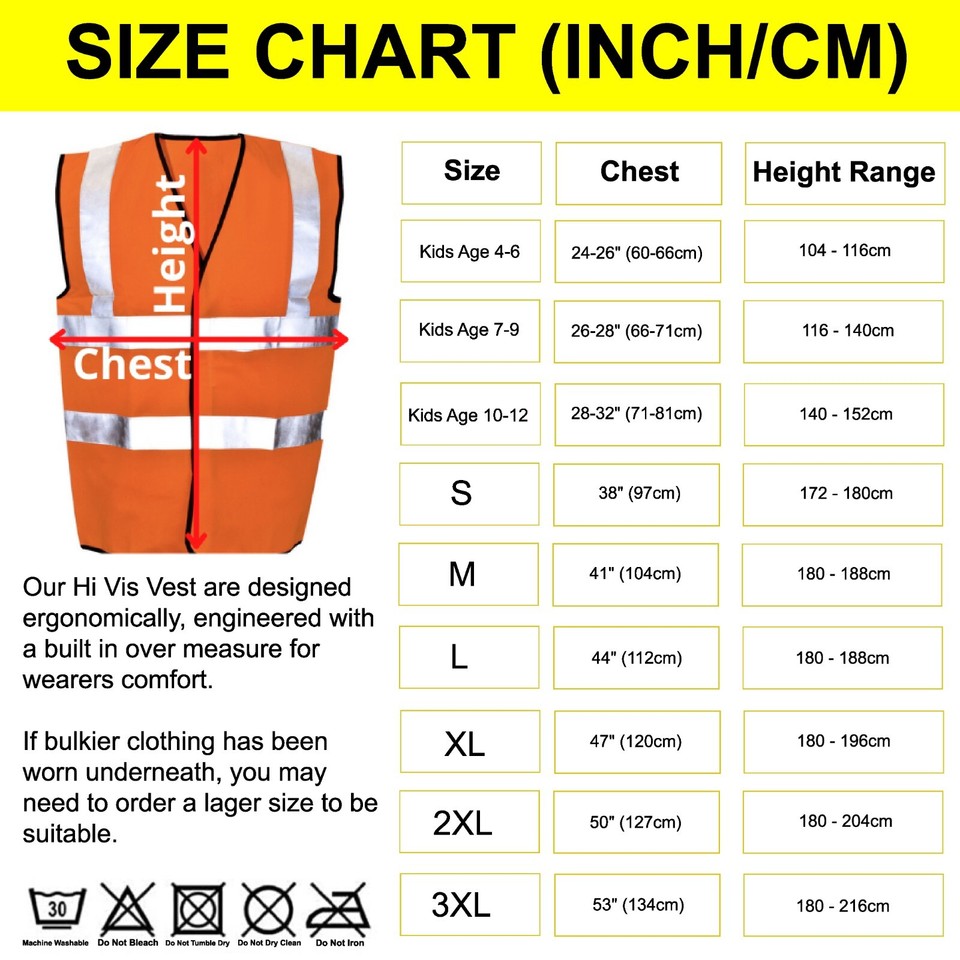 Personalised Hi Vis Vest Custom Printed Hi Viz Vest High Vis Safety ...