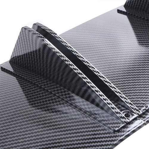 For Acura TL Rear Bumper Diffuser Carbon Fiber Shark Fins Spoiler Splitter Lip - Picture 12 of 15