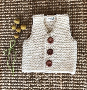 hand knitted vest