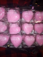 Final Offer - Lot of 26 Floria Bath Bomb Fizzie Heart Shaped Nontoxic 3.52oz.