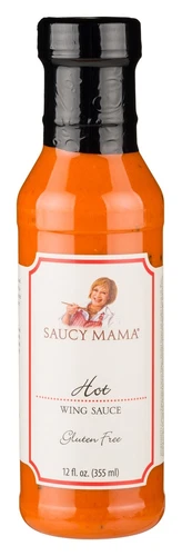 Saucy Mama Hot Wing Sauce (12oz.) - 6 PACK