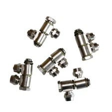 Tire Changer Machine 1/8" Thread Hollow Trachea Air Valve Metal Connector 6/8mm