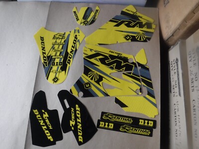 Graphics Rm85l FLU DESIGNS PTS6 TEAM GRAPHICS SUZUKI RM85 RM85L 2002-2025 | eBay
