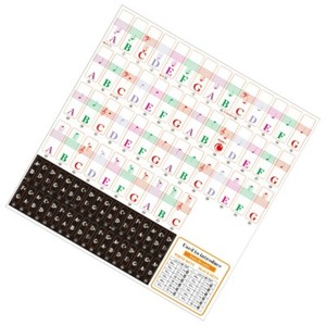 1 Set Piano Keyboard Music Note Sticker 49/61/76/88 Keys Piano Stickers Label Nouveau