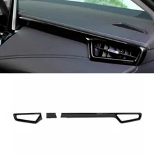 Central Console Instrument Strip Cover For Toyota Corolla 2019-2023 Bright Black